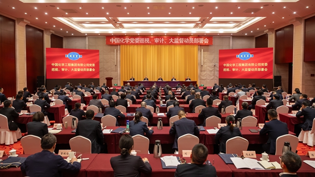中國(guó)化學(xué)黨委召開(kāi)巡視、審計(jì)、大監(jiān)督動(dòng)員部署會(huì)