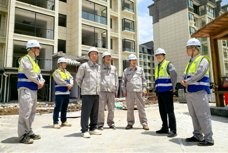 唐文方到部分在岳單位和項目調研指導工作