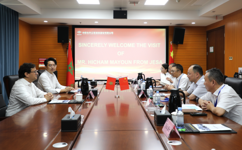 周鴻會見摩洛哥杰薩工程咨詢有限公司執行總監希沙姆·馬永