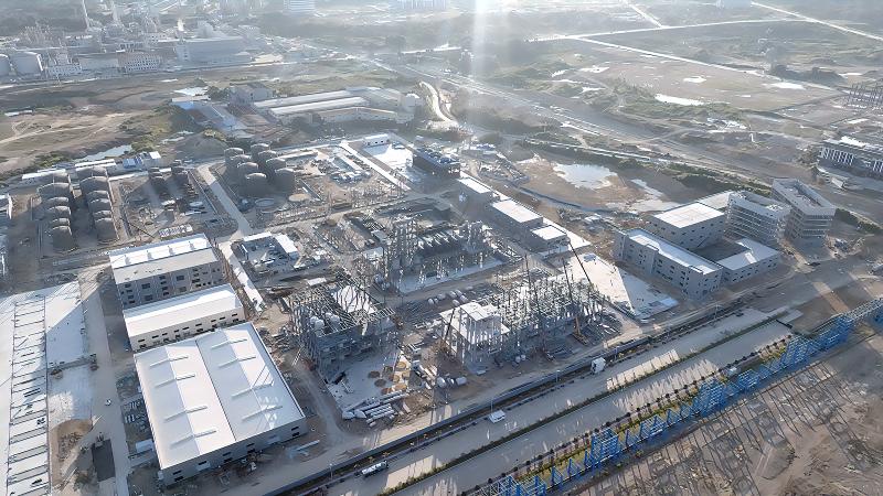 廣東領(lǐng)創(chuàng)年產(chǎn)98萬噸綠色化工新材料項目全廠一期安裝工程